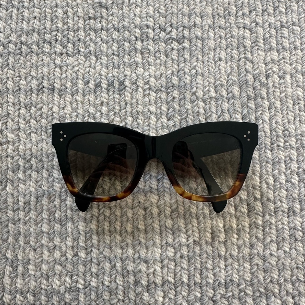 Celine 50mm Square Cat-Eye Sunglasses